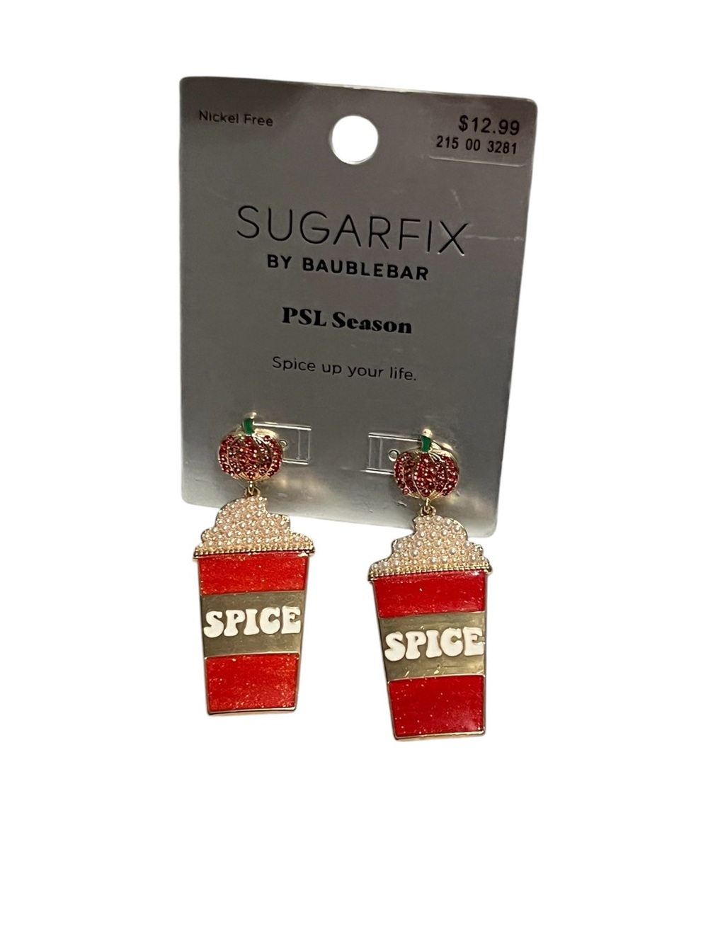 Sugarfix by BaubleBar Coffee Cup Drop Earrings PSL Season